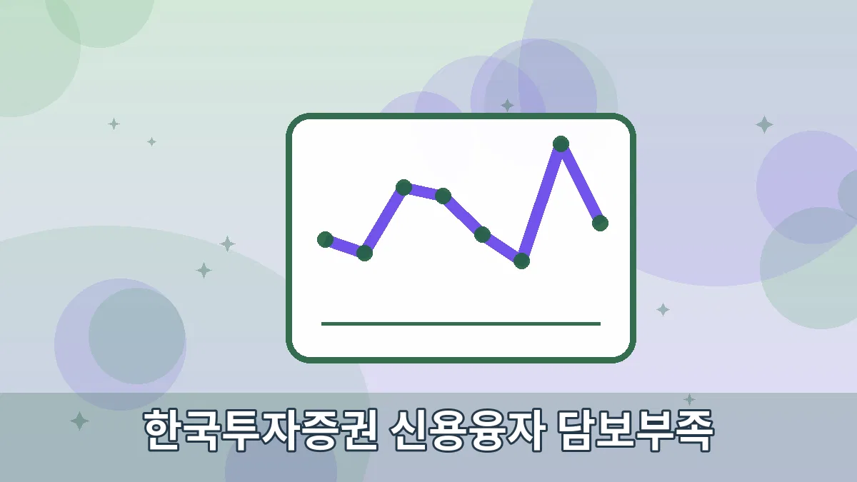 한국투자증권 신용융자 담보부족 안내 이미지 2