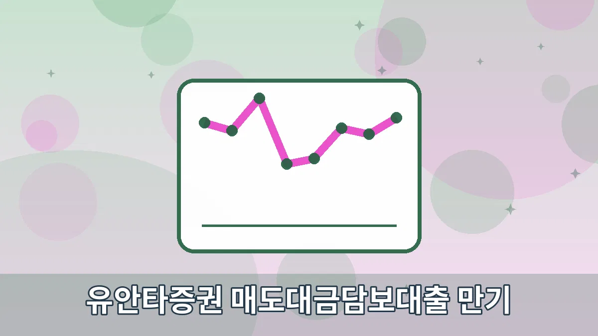 유안타증권 매도대금담보대출 만기 안내 이미지 4