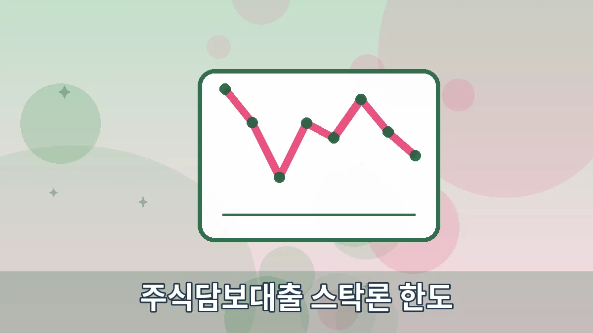 주식담보대출 스탁론 한도 안내 이미지 5