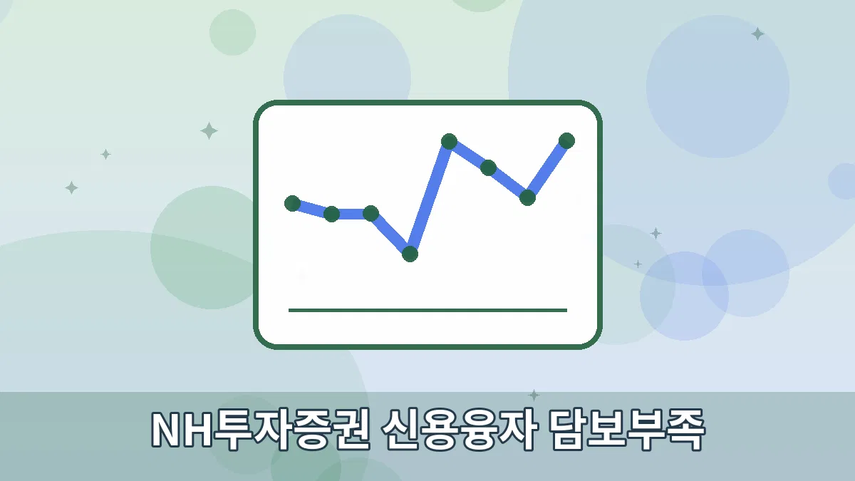 NH투자증권 신용융자 담보부족 안내 이미지 1