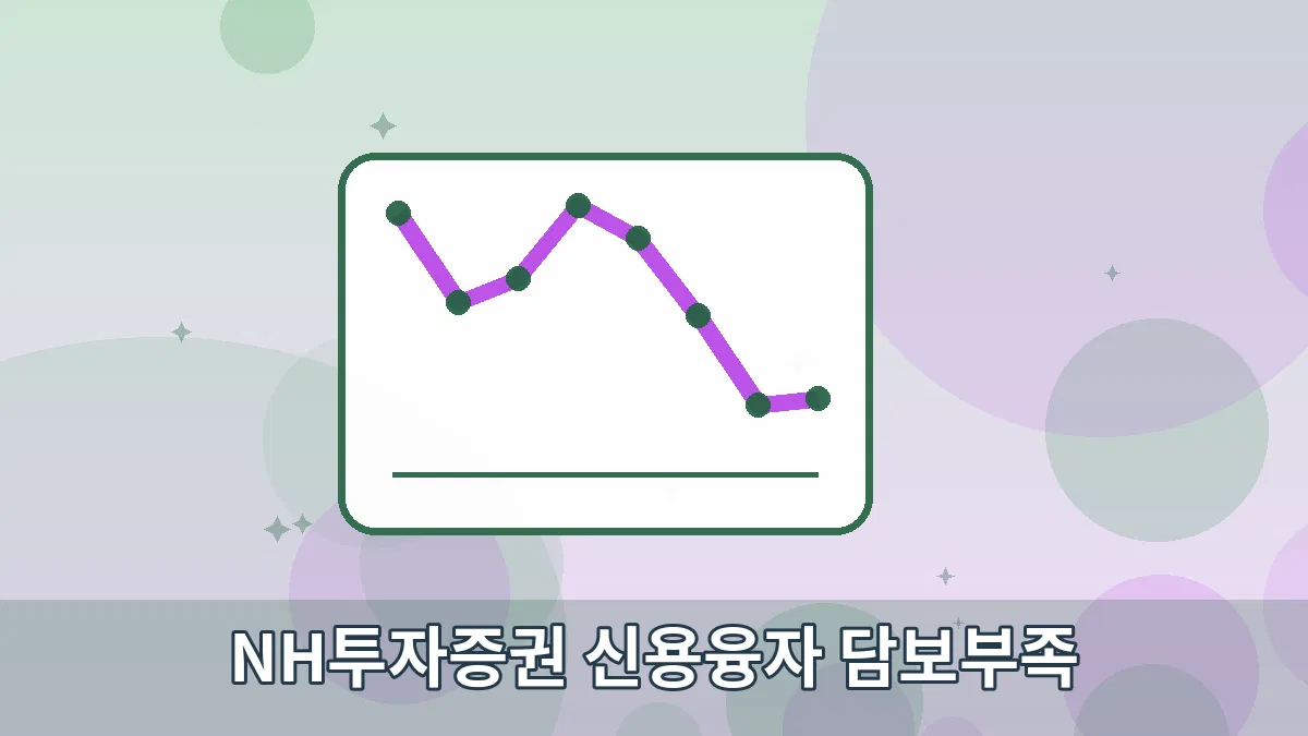NH투자증권 신용융자 담보부족 안내 이미지 3